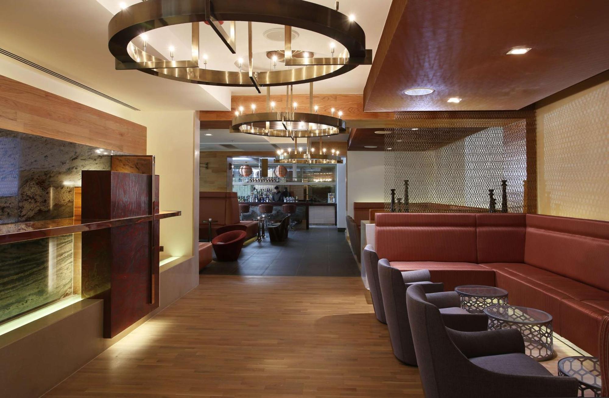 Hilton Dead Sea Resort & Spa Sweimeh Exterior photo Interior of the restaurant